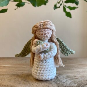 Geboorte-engeltje, gehaakt