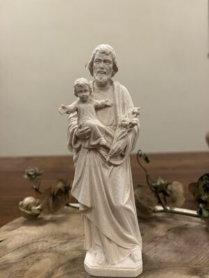 H. Jozef met Kind - 15cm - Natuur - Hout