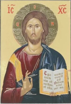 Icoon 9.5 X 6.3 cm Pantocrator