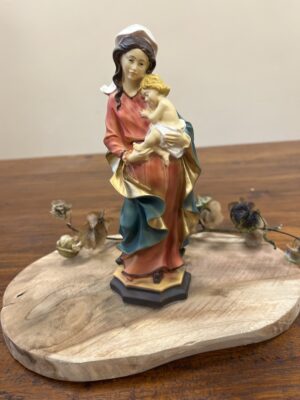 Beeld OLV & kind - polystone - 20cm