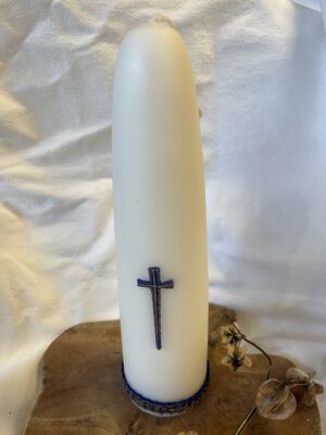 Kaars gedecoreerd XL 300*80mm