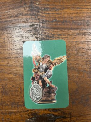 Gebedskaartje/medaille - H Michaël NL (55x85mm)