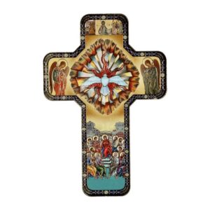 Icoon 12 X 18 cm Kruis - Heilige Geest