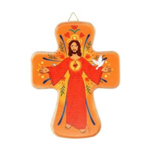 Kruisbeeld - Verrezen Christus - 14x10 cm