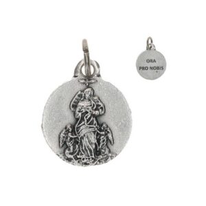 Medaille 15 mm - Maria die de knopen ontwart