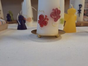 Kaarsenstandaard Goud/Zwart Middel