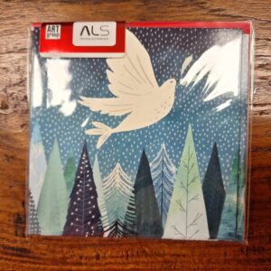 5 Kerstkaarten met enveloppen Vredesduif