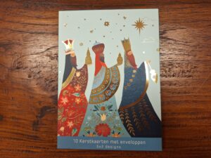 10 Kerstkaarten met enveloppen Driekoningen / Engel