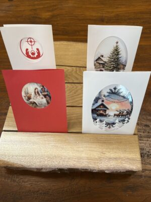 Handgemaakte kerstkaart