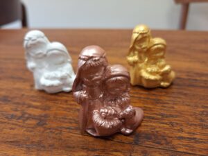 Heilige familie gips - 4,5 cm