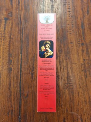 Natuurlijke Wierookstaafjes - Maria moeder van God