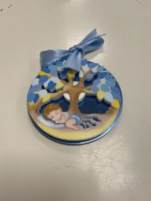 Wiegehanger levensboom blauw