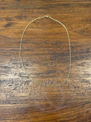 Losse ketting goudkleurig