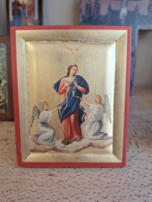 Icoon 13 x 11 cm - Maria die de knopen ontwart