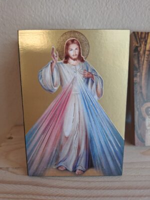 Icoon 9,5 X 6,3 cm Barmhartige Christus
