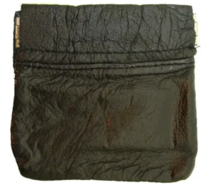 Rozenkranszakje - Leder - Zwart
